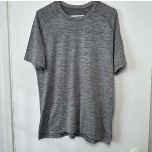 Lululemon Gray Metal Vent Tech Short Sleeve Shirt